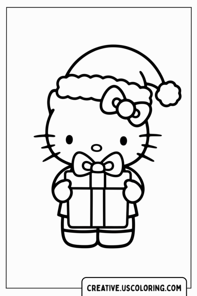 hello-kitty-christmas-santa-hat-coloring-page