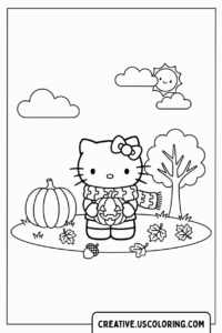 hello-kitty-fall-scarf-pumpkin-coloring-page