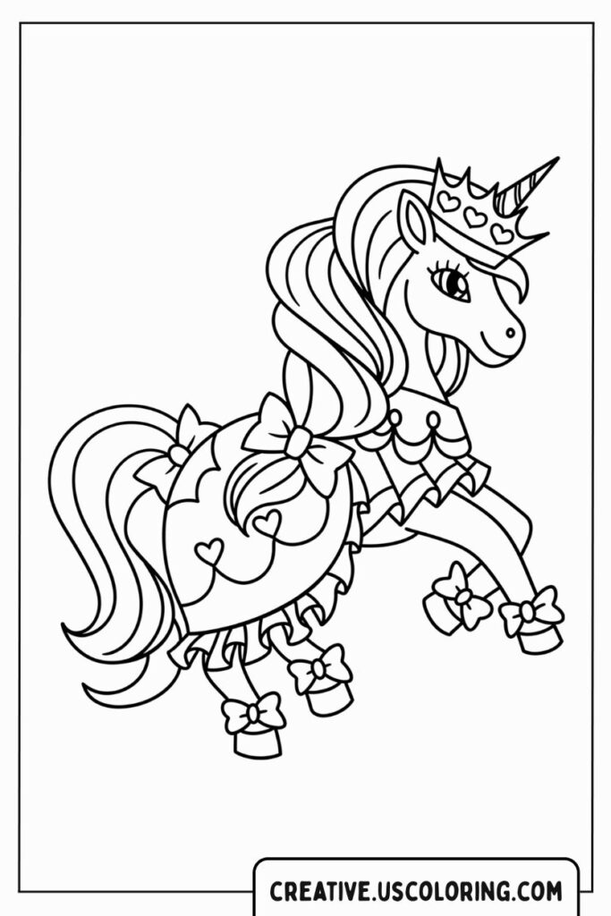 royal-unicorn-princess-crown-coloring-page