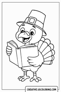 toddler-turkey-reading-book-coloring-page