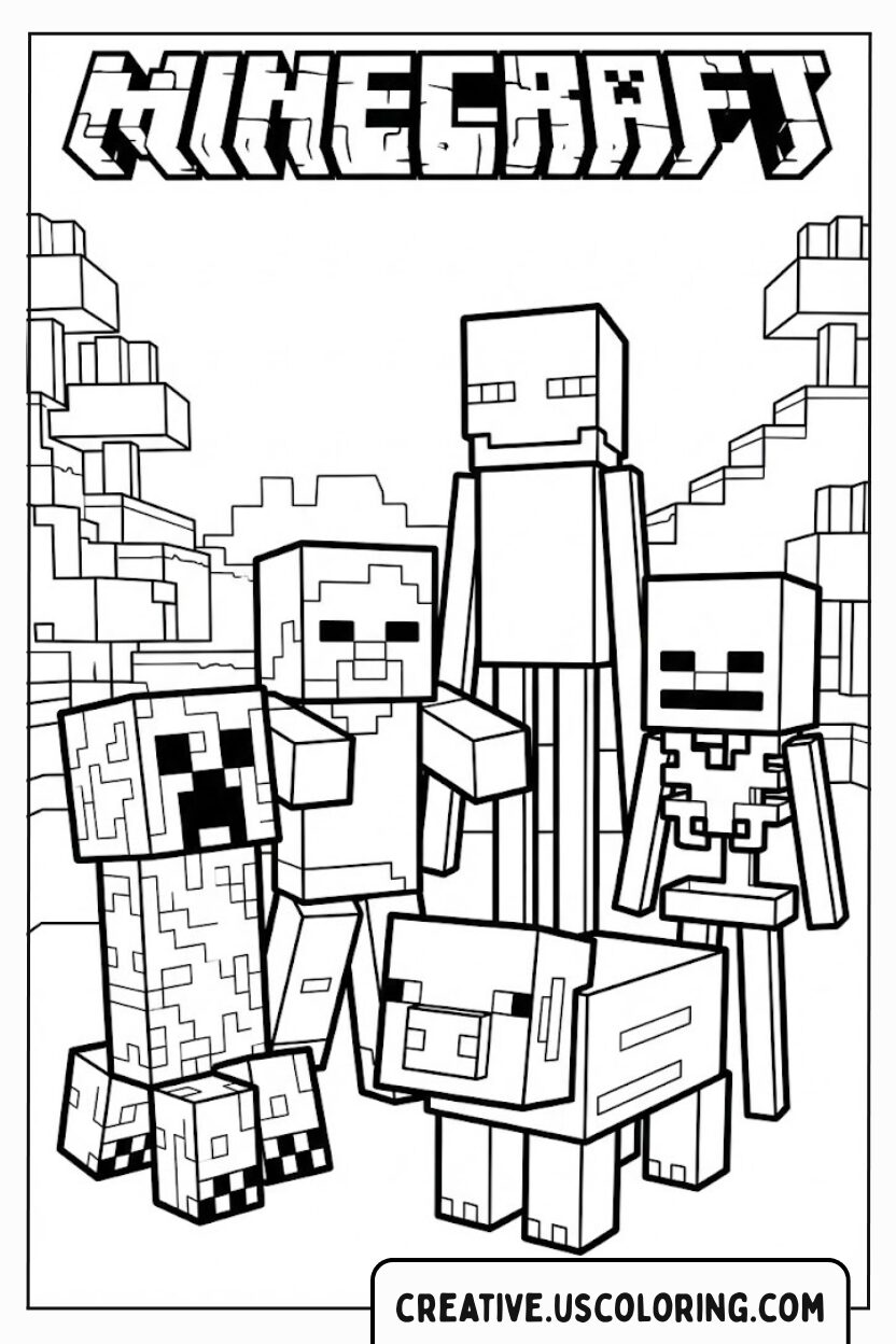 Blocky Buddies Minecraft Mobs