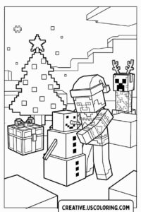 Blocky Holidays Minecraft Christmas