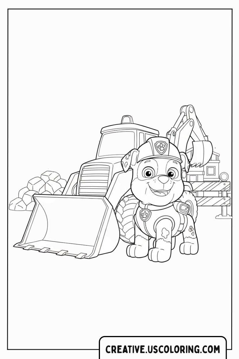 Construction Commander Rubble Paw Patrol