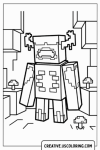 Deep Dark Terror Minecraft Warden