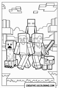 Overworld Heroes Minecraft Characters
