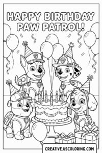 Party Pups Paw Patrol Birthday