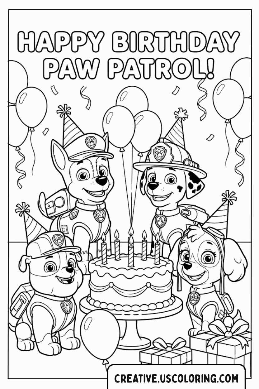 Party Pups Paw Patrol Birthday