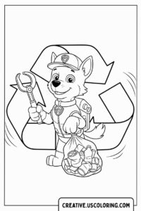 Recycle and Rescue Rocky Paw Patrol