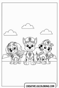Three Heroes Easy Paw Patrol